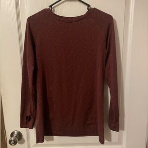 Maroon Long Sleeve‎ Shirt